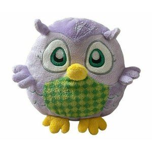 KELLYTOY 8" Pastel Purple Owl 2013 RARE
